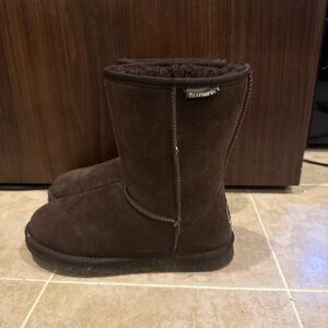 BearPaw Dark Brown Suede Boots